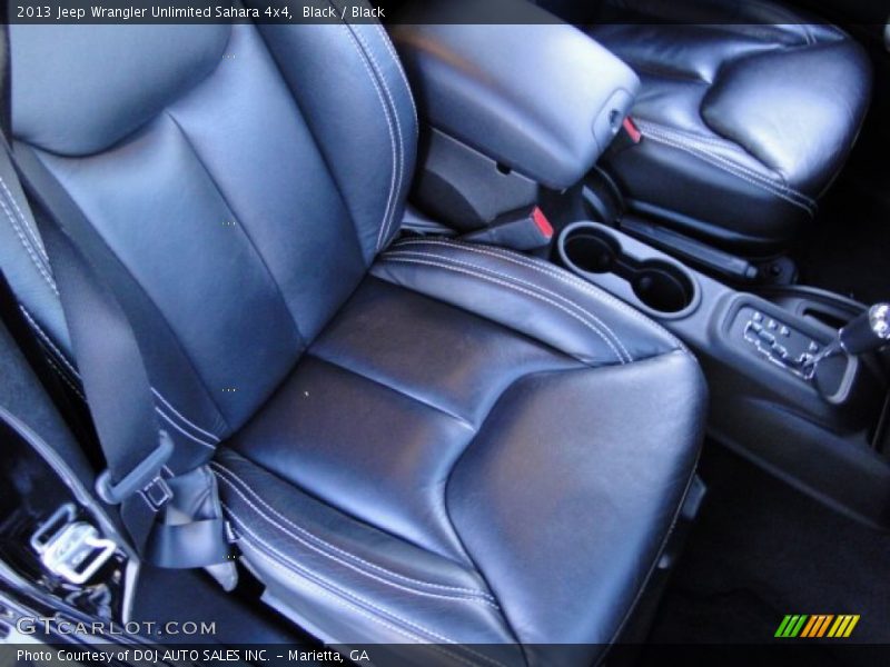 Black / Black 2013 Jeep Wrangler Unlimited Sahara 4x4