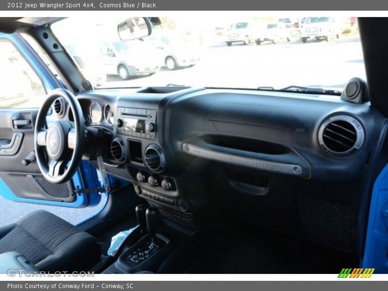 Cosmos Blue / Black 2012 Jeep Wrangler Sport 4x4