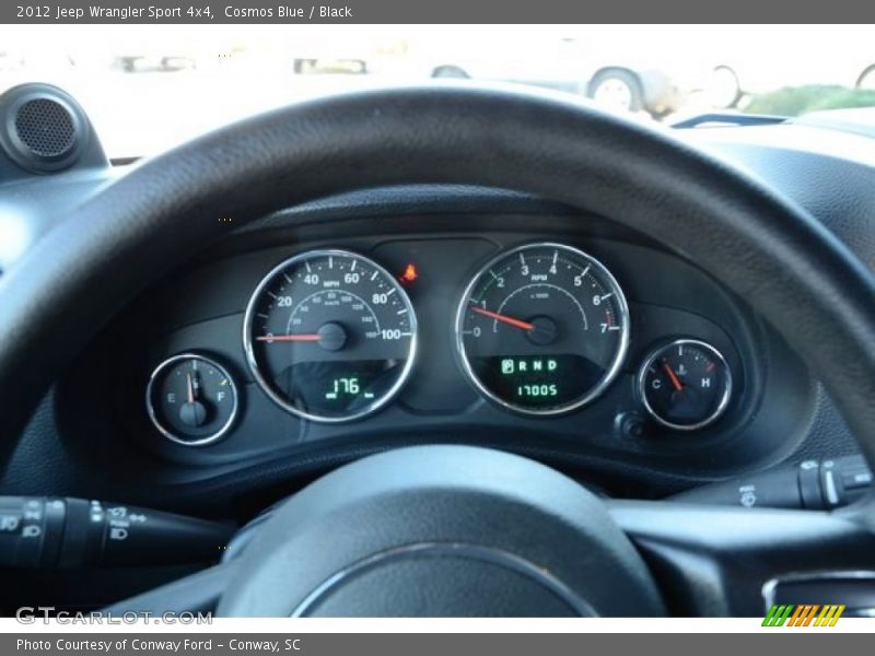 Cosmos Blue / Black 2012 Jeep Wrangler Sport 4x4