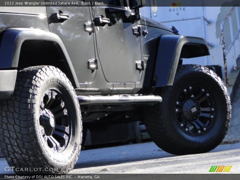 Black / Black 2013 Jeep Wrangler Unlimited Sahara 4x4
