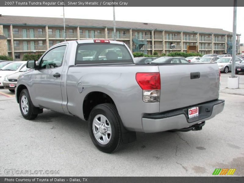 Silver Sky Metallic / Graphite Gray 2007 Toyota Tundra Regular Cab