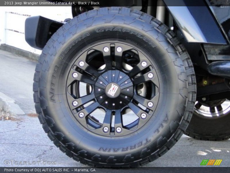 Black / Black 2013 Jeep Wrangler Unlimited Sahara 4x4