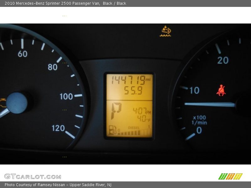 Black / Black 2010 Mercedes-Benz Sprinter 2500 Passenger Van