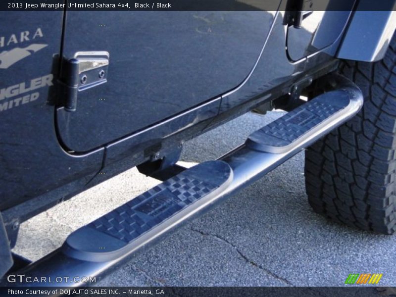 Black / Black 2013 Jeep Wrangler Unlimited Sahara 4x4