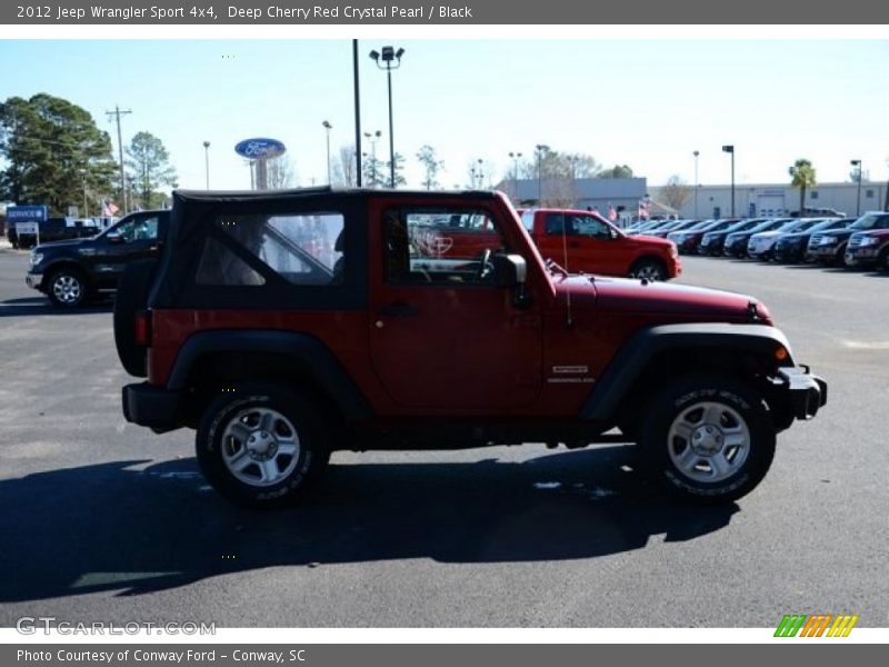 Deep Cherry Red Crystal Pearl / Black 2012 Jeep Wrangler Sport 4x4