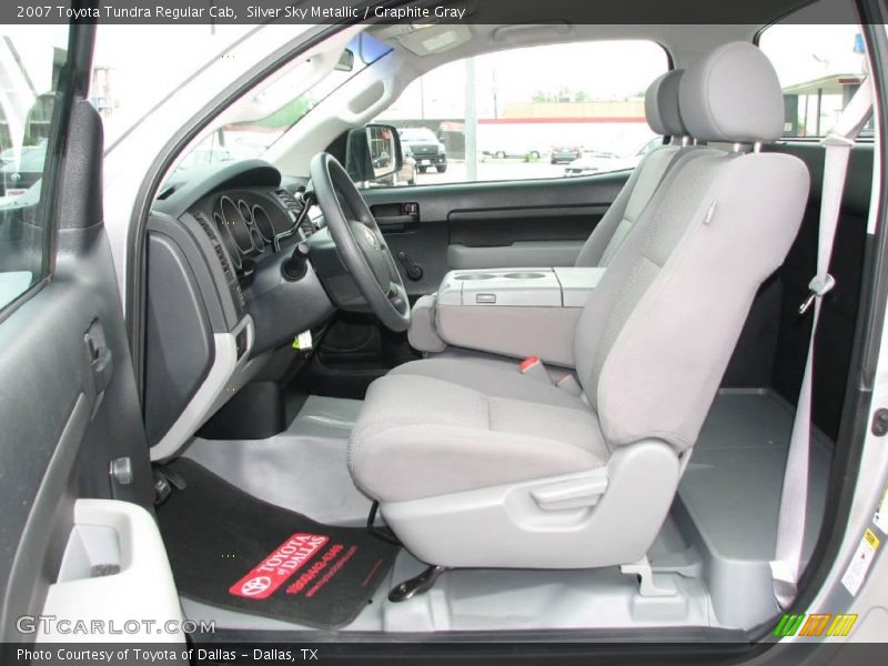 Silver Sky Metallic / Graphite Gray 2007 Toyota Tundra Regular Cab