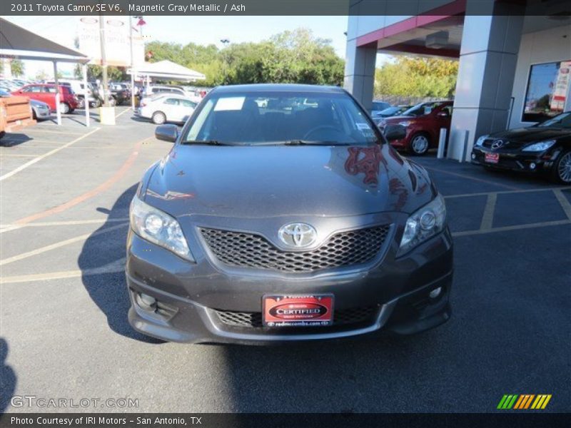 Magnetic Gray Metallic / Ash 2011 Toyota Camry SE V6