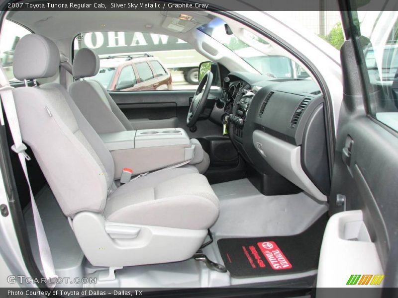 Silver Sky Metallic / Graphite Gray 2007 Toyota Tundra Regular Cab