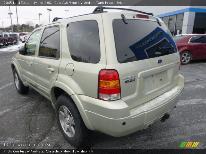 Gold Ash Metallic / Medium/Dark Pebble Beige 2005 Ford Escape Limited 4WD