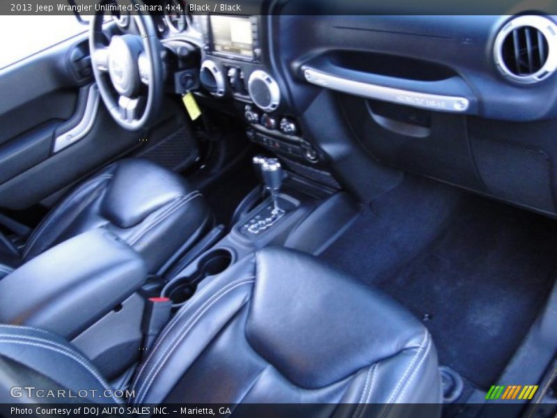 Black / Black 2013 Jeep Wrangler Unlimited Sahara 4x4