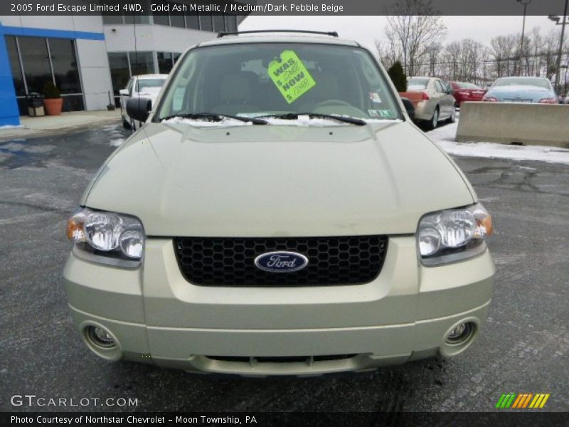 Gold Ash Metallic / Medium/Dark Pebble Beige 2005 Ford Escape Limited 4WD