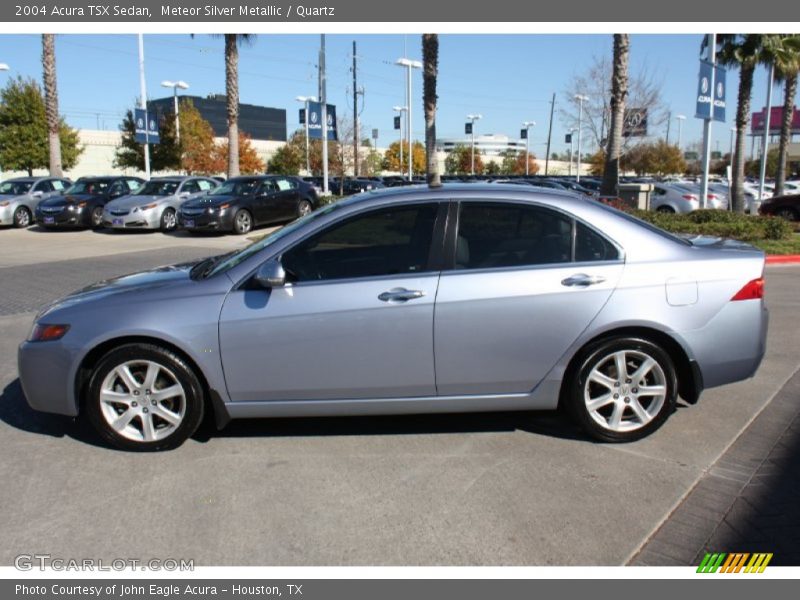Meteor Silver Metallic / Quartz 2004 Acura TSX Sedan