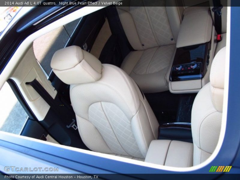 Night Blue Pearl Effect / Velvet Beige 2014 Audi A8 L 4.0T quattro