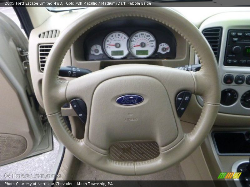 Gold Ash Metallic / Medium/Dark Pebble Beige 2005 Ford Escape Limited 4WD
