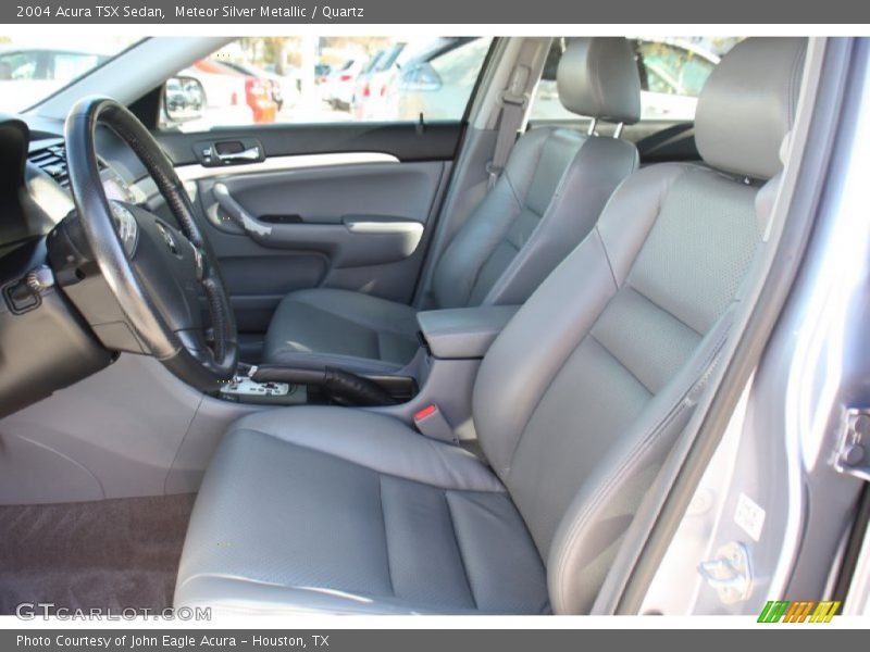 Meteor Silver Metallic / Quartz 2004 Acura TSX Sedan