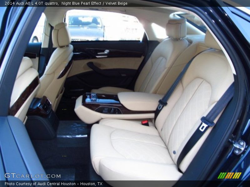 Night Blue Pearl Effect / Velvet Beige 2014 Audi A8 L 4.0T quattro