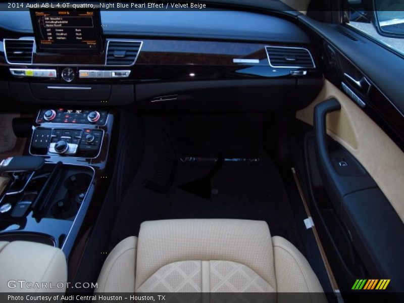 Night Blue Pearl Effect / Velvet Beige 2014 Audi A8 L 4.0T quattro