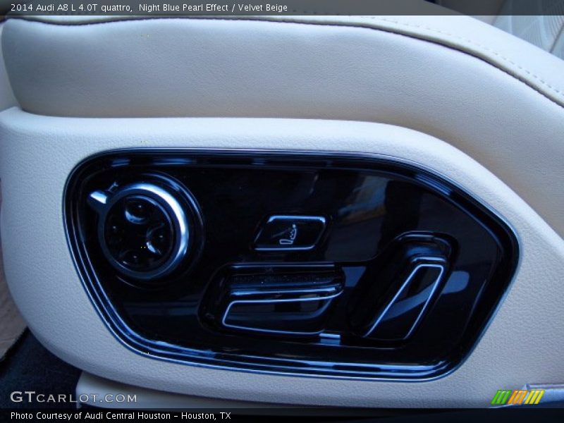 Night Blue Pearl Effect / Velvet Beige 2014 Audi A8 L 4.0T quattro