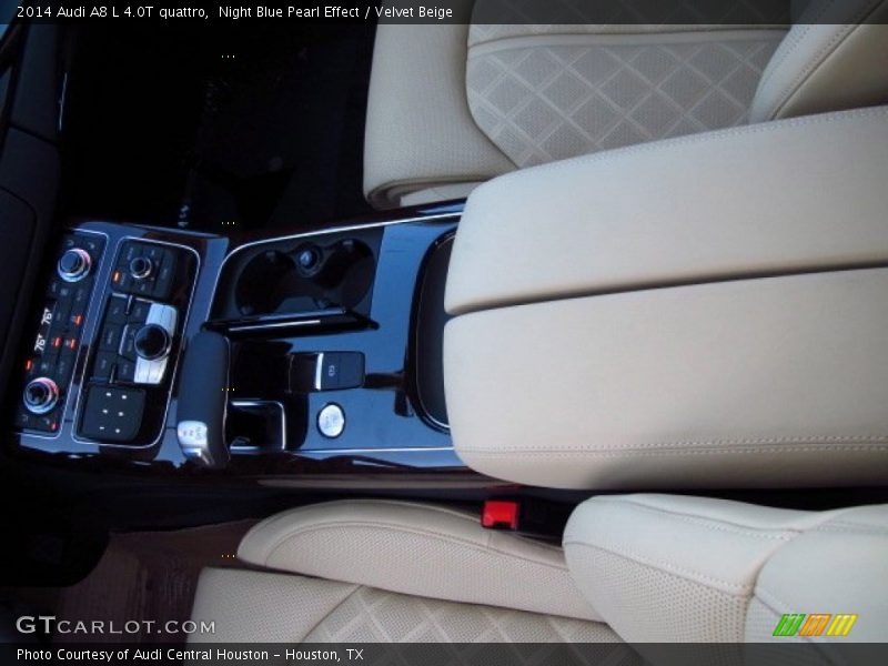Night Blue Pearl Effect / Velvet Beige 2014 Audi A8 L 4.0T quattro