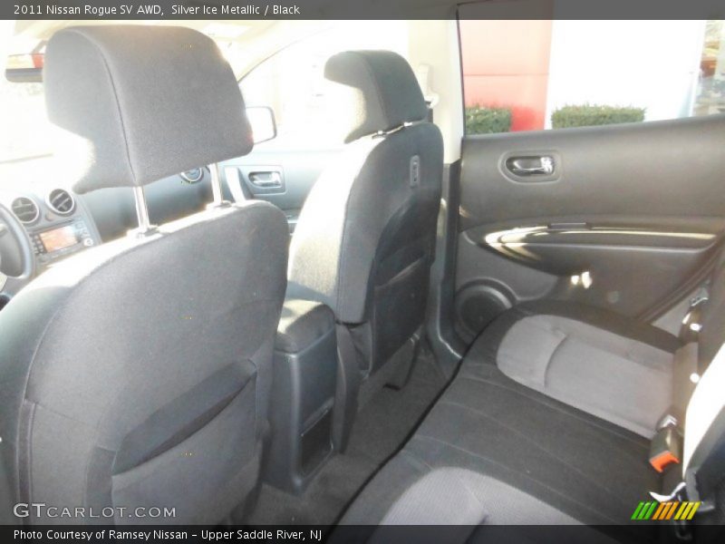 Silver Ice Metallic / Black 2011 Nissan Rogue SV AWD