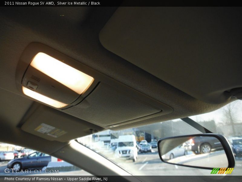 Silver Ice Metallic / Black 2011 Nissan Rogue SV AWD