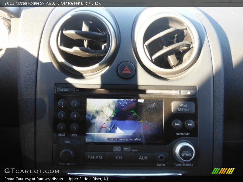 Silver Ice Metallic / Black 2011 Nissan Rogue SV AWD
