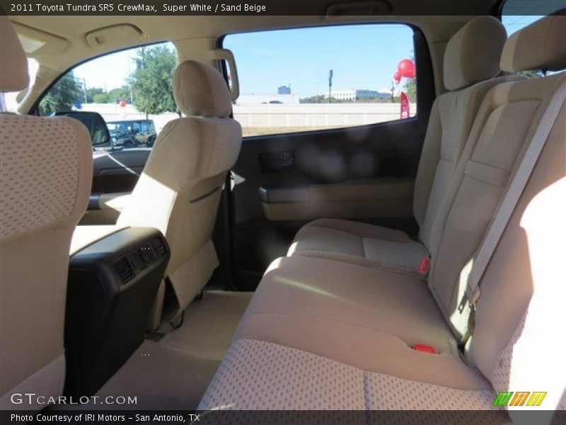 Super White / Sand Beige 2011 Toyota Tundra SR5 CrewMax