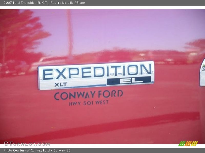 Redfire Metallic / Stone 2007 Ford Expedition EL XLT