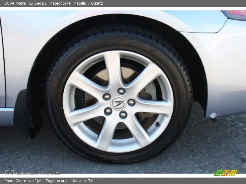 Meteor Silver Metallic / Quartz 2004 Acura TSX Sedan