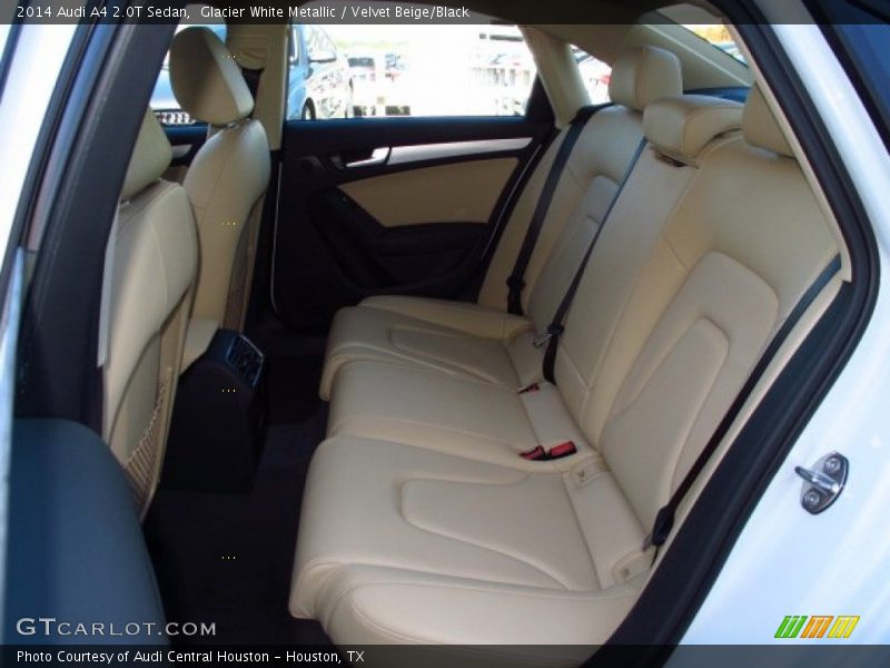 Glacier White Metallic / Velvet Beige/Black 2014 Audi A4 2.0T Sedan