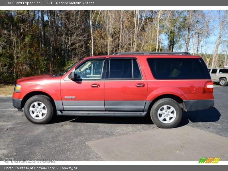 Redfire Metallic / Stone 2007 Ford Expedition EL XLT