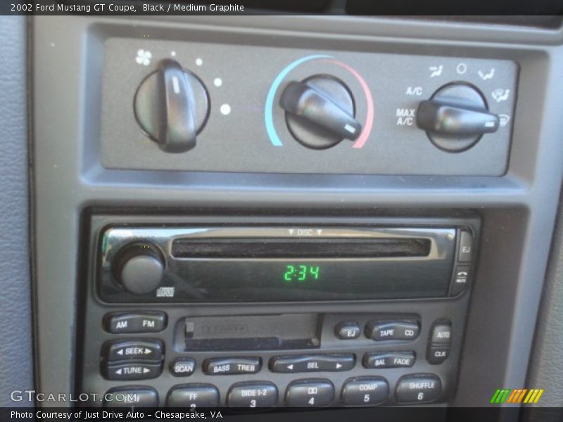 Black / Medium Graphite 2002 Ford Mustang GT Coupe