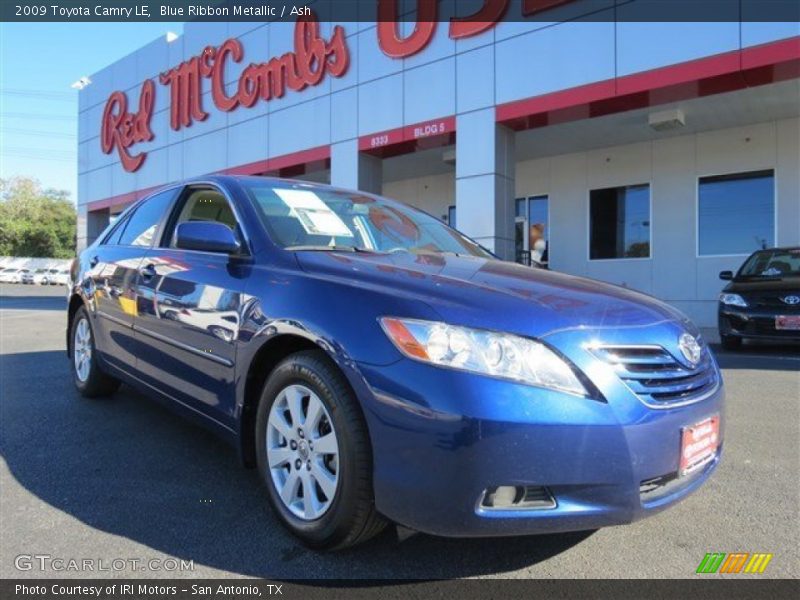 Blue Ribbon Metallic / Ash 2009 Toyota Camry LE