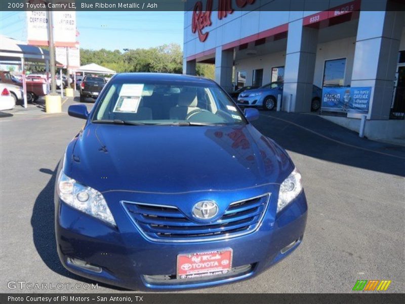 Blue Ribbon Metallic / Ash 2009 Toyota Camry LE