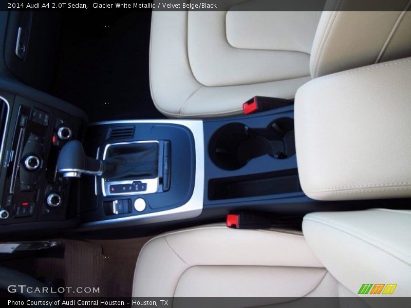 Glacier White Metallic / Velvet Beige/Black 2014 Audi A4 2.0T Sedan