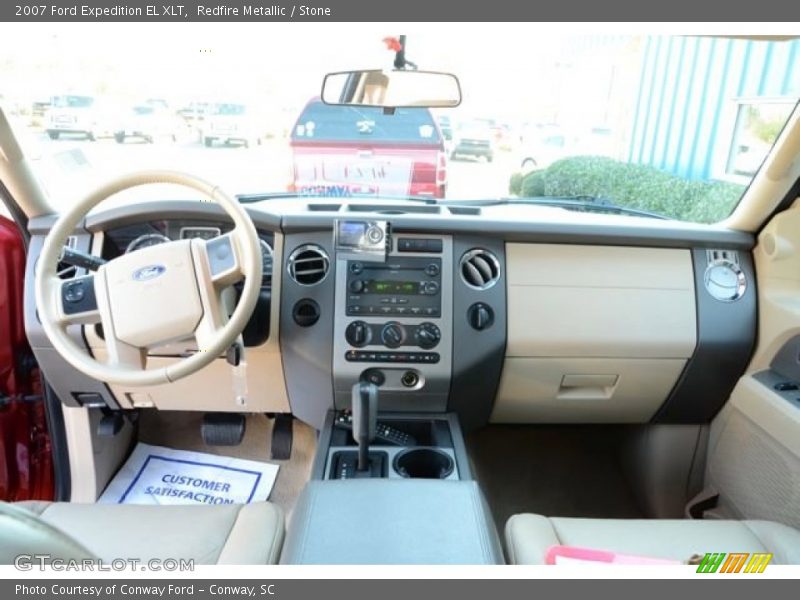 Redfire Metallic / Stone 2007 Ford Expedition EL XLT