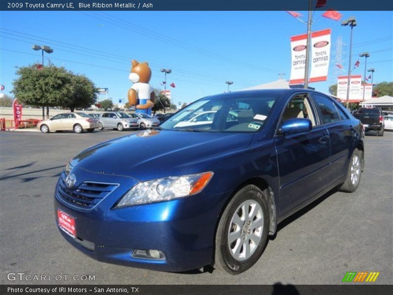 Blue Ribbon Metallic / Ash 2009 Toyota Camry LE