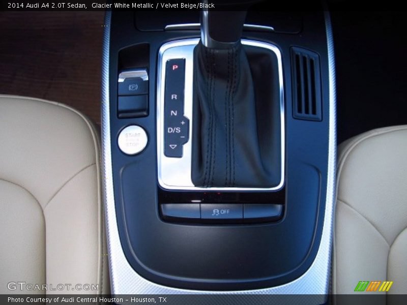 Glacier White Metallic / Velvet Beige/Black 2014 Audi A4 2.0T Sedan