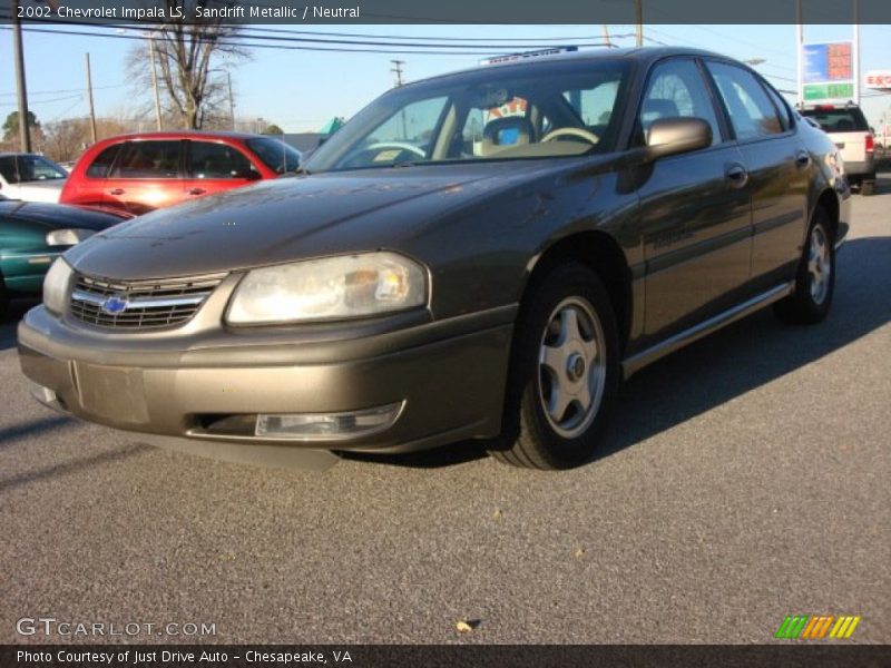 Sandrift Metallic / Neutral 2002 Chevrolet Impala LS