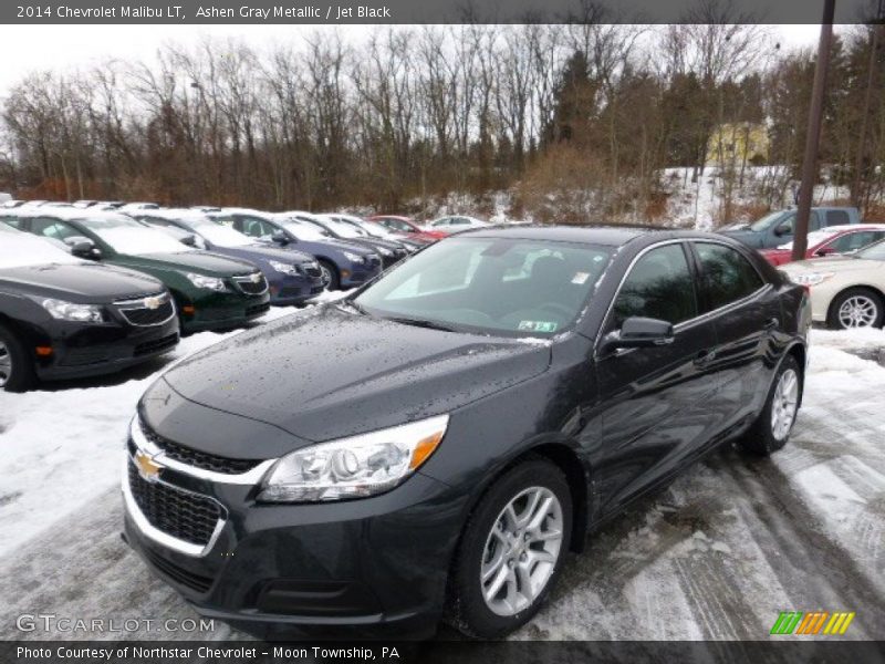 Ashen Gray Metallic / Jet Black 2014 Chevrolet Malibu LT