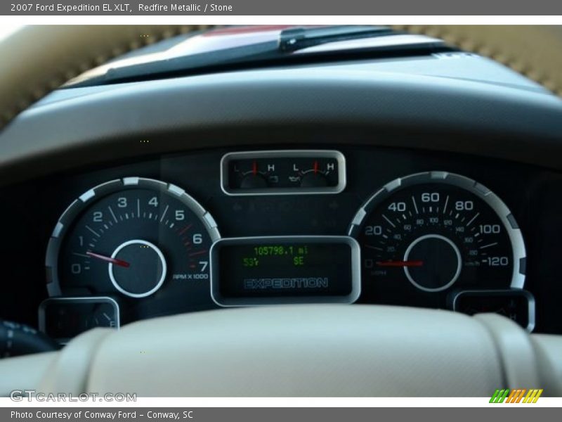 Redfire Metallic / Stone 2007 Ford Expedition EL XLT