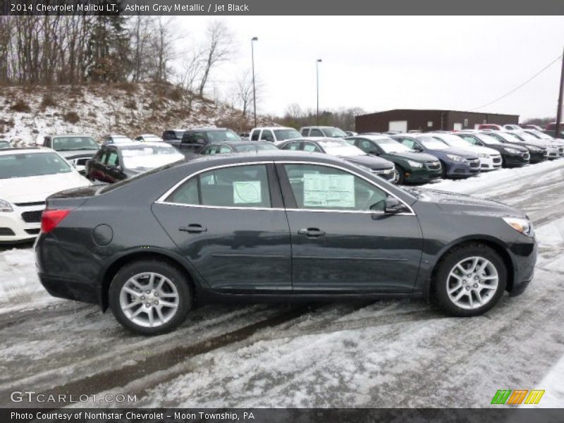 Ashen Gray Metallic / Jet Black 2014 Chevrolet Malibu LT