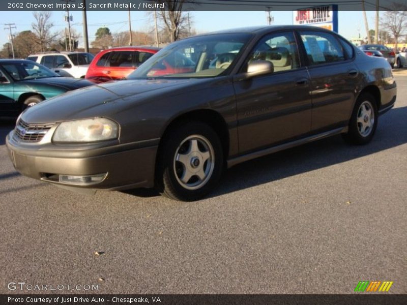 Sandrift Metallic / Neutral 2002 Chevrolet Impala LS