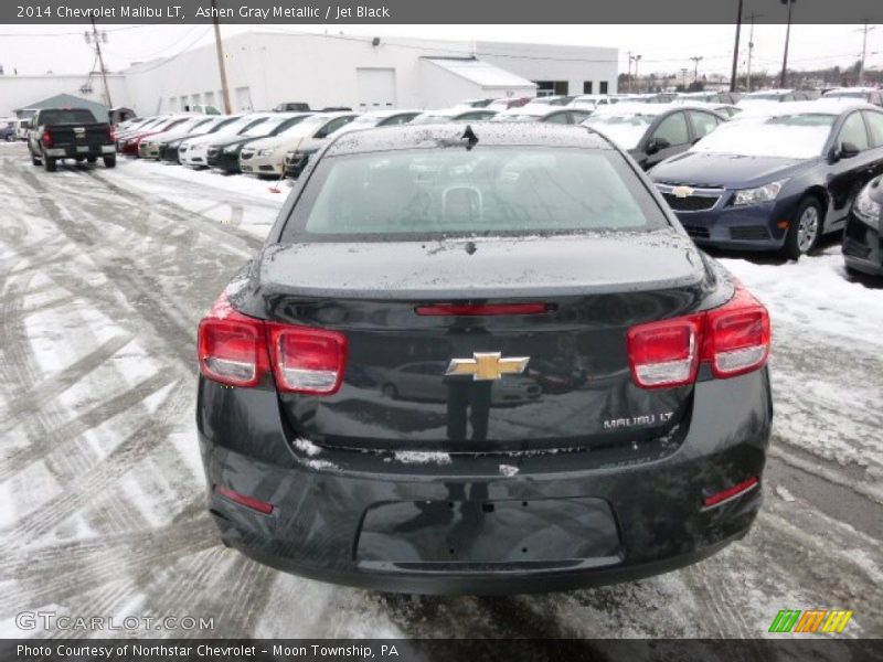 Ashen Gray Metallic / Jet Black 2014 Chevrolet Malibu LT