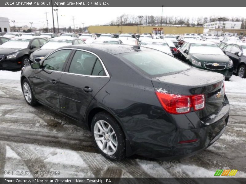 Ashen Gray Metallic / Jet Black 2014 Chevrolet Malibu LT