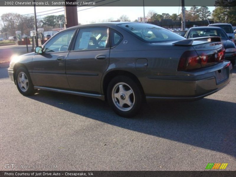 Sandrift Metallic / Neutral 2002 Chevrolet Impala LS