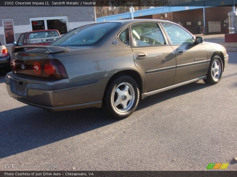 Sandrift Metallic / Neutral 2002 Chevrolet Impala LS