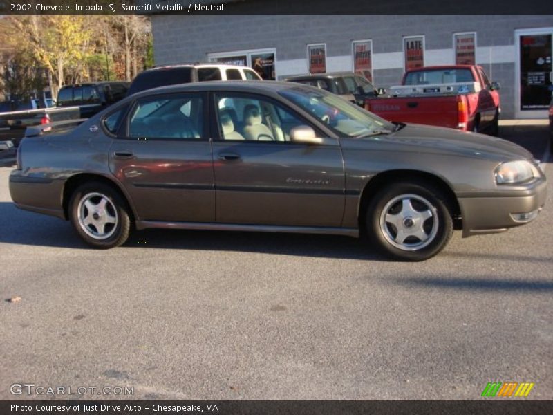 Sandrift Metallic / Neutral 2002 Chevrolet Impala LS