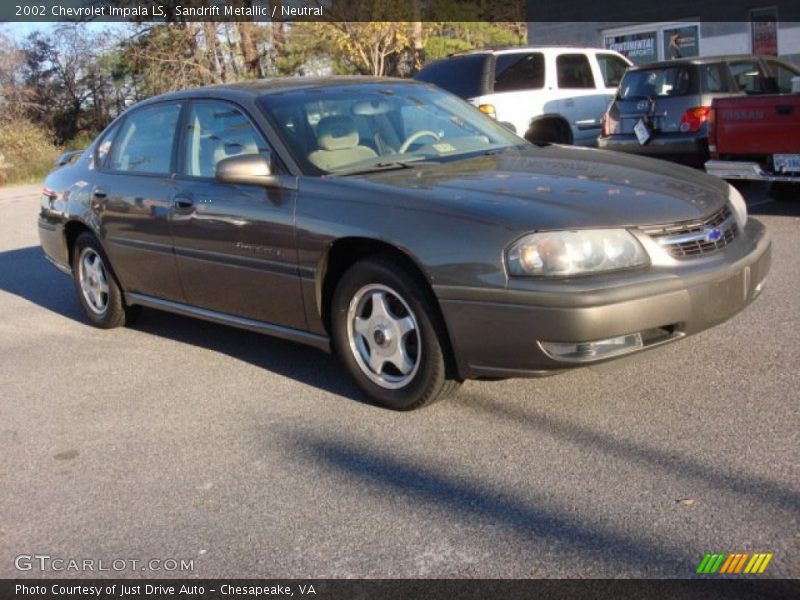 Sandrift Metallic / Neutral 2002 Chevrolet Impala LS