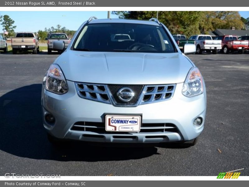 Frosted Steel / Black 2012 Nissan Rogue SL AWD